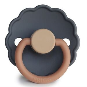 Mushie Frigg Scalloped Pacifier - Aurora | 0-6M